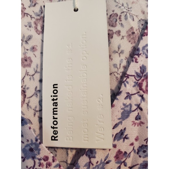 Reformation Calix Dress Viscose Dress Size Medium - Picture 4 of 6